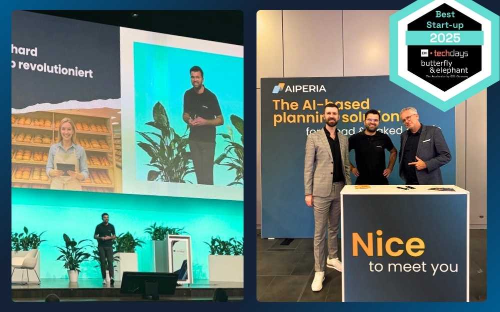 AIPERIA gewinnt den Start-up-Wettbewerb der EHI techdays 2025