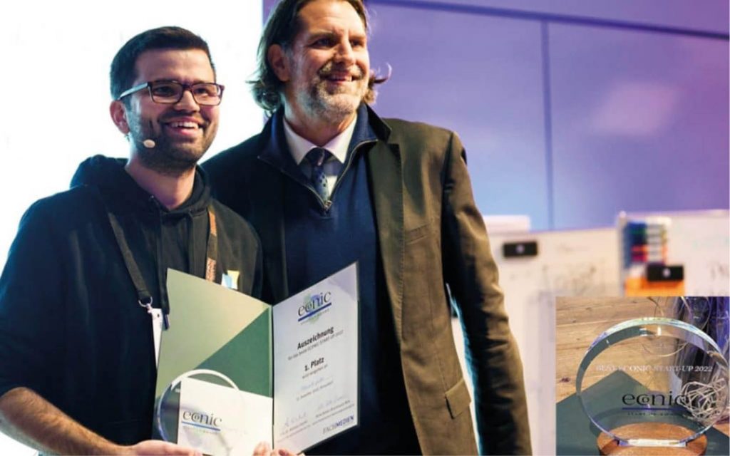 Wir sind Gewinner des Econic Start-up-Awards