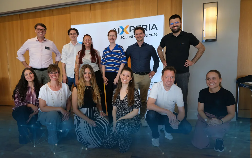 Das AIPERIA-Team auf der AIXPERIA 2026