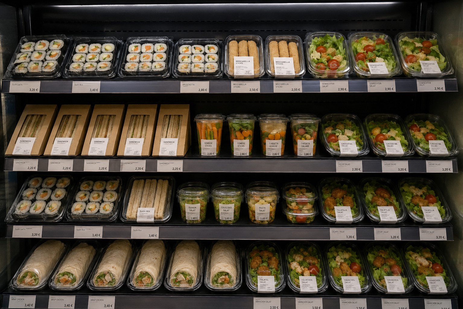 Food-to-Go im Kühlregal